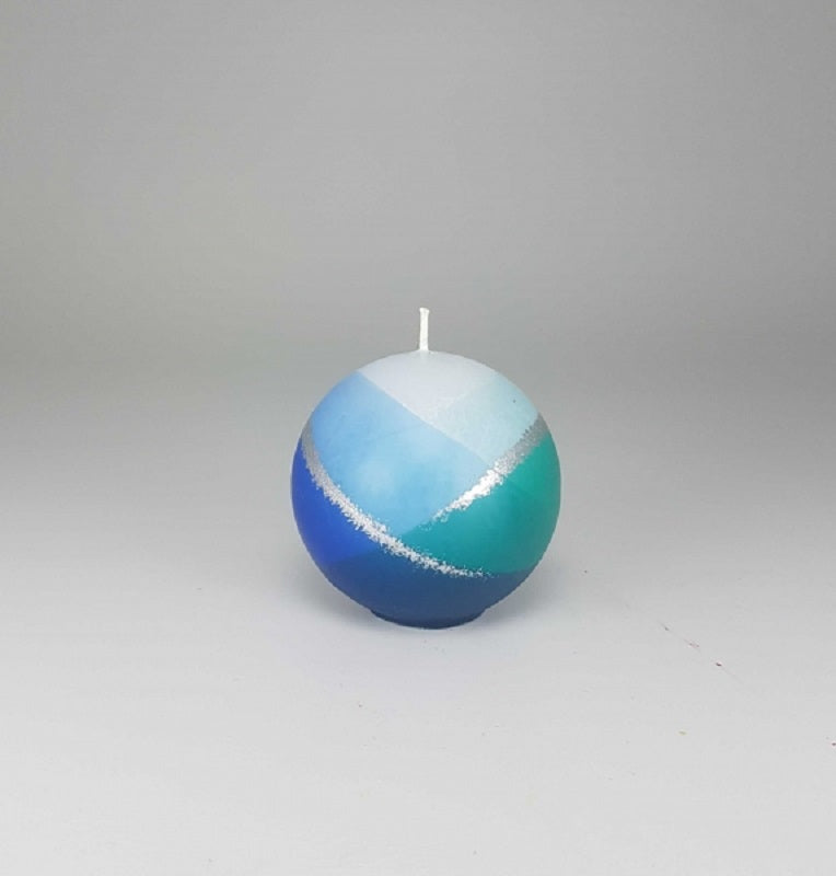 Kugelkerze farbige Kerze Fusion 8cm