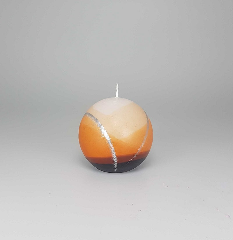 Kugelkerze farbige Kerze Fusion 8cm