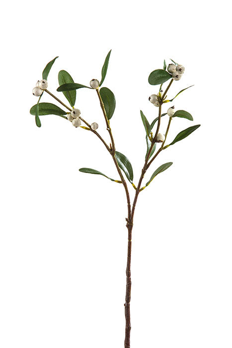 Kunstblume Schneebeerenzweig (48cm)