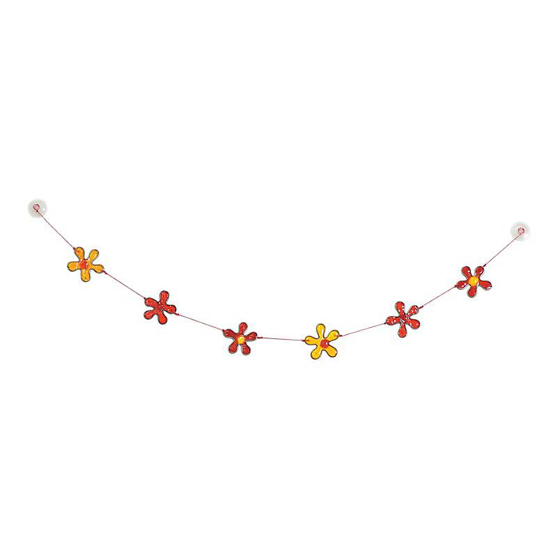 Blumen Saugnapfkette (60cm)