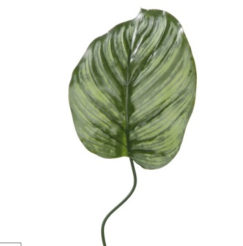 Kunstblume Blatt Philo grün 38 cm