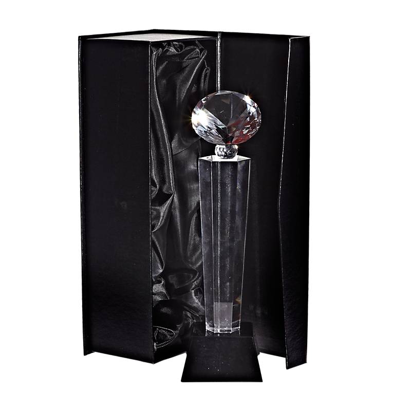 Glastrophäe Pollux Pokal 25cm