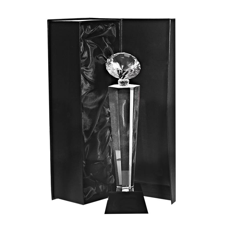 Glastrophäe Pollux Pokal 28cm