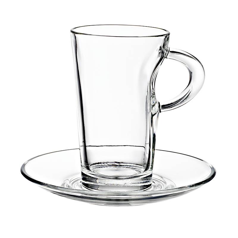 Glastasse Summer mit Untertasse 2tlg