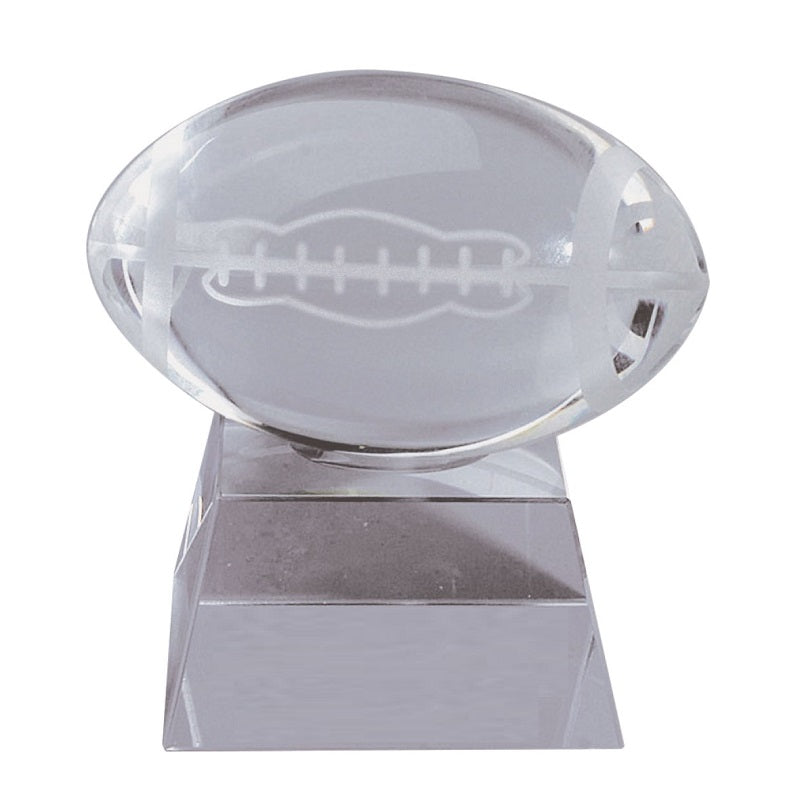 American Footbball Glas Pokal 8cm inkl Glassockel und Geschenkverpackung