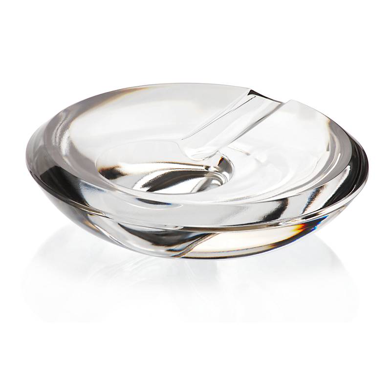 Zigarrenascher Casablanca 15cm, Transparent, aus Bleikristall