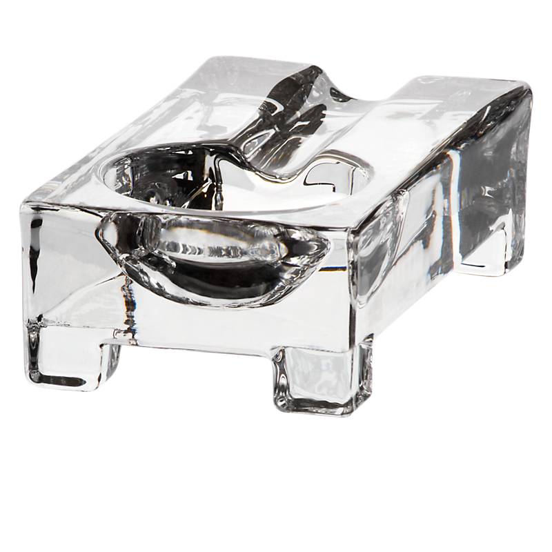 Zigarrenascher Casablanca 13x7cm, Transparent, aus Bleikristall