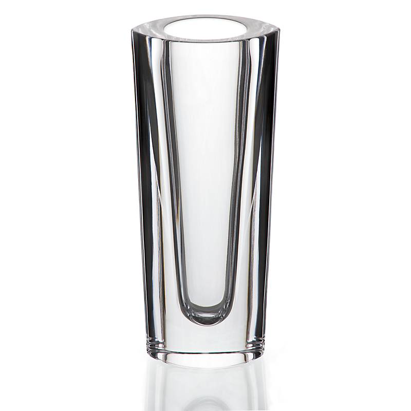 Vase Starlight 17,5cm, transparent aus Bleikristall