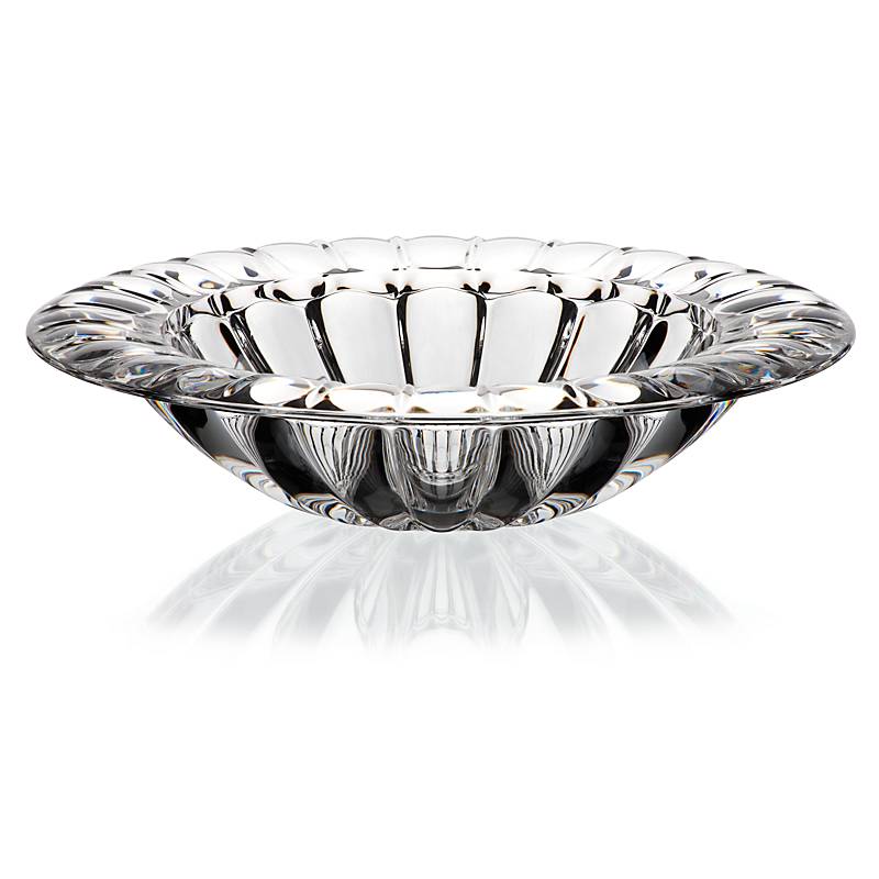 Schale Regency 30cm, Transparent, aus Bleikristall