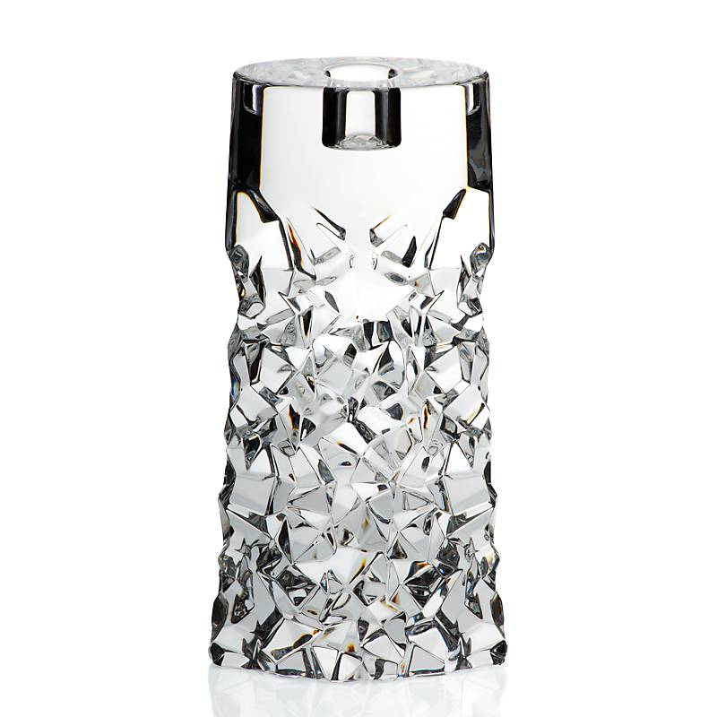 Kerzenhalter Katarina Gold 20cm, Transparent, aus Bleikristall