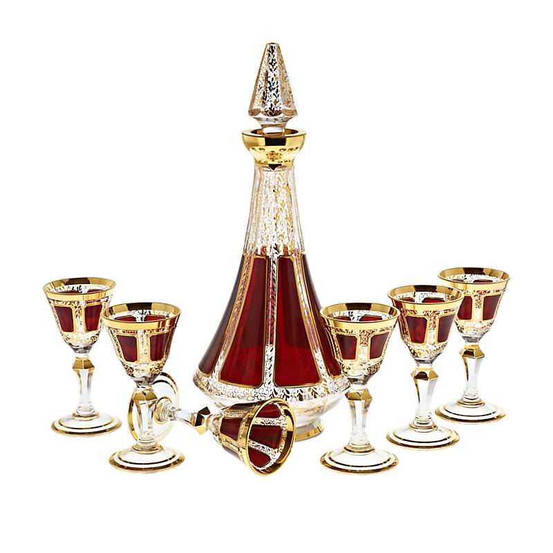 Likörset Red Queen 7-tlg