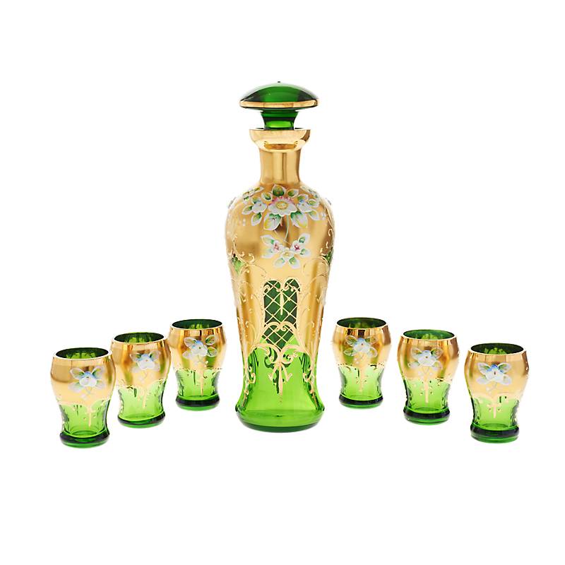 Likörset Green Queen 7-tlg.