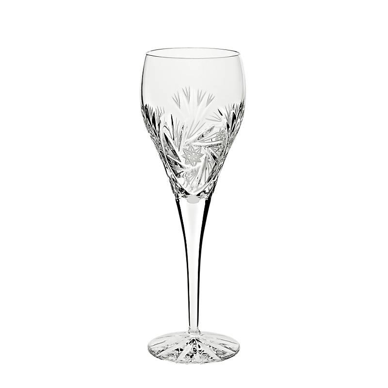 Weißweinglas Schleuderstern 220ml, Transparent, aus Bleikristall