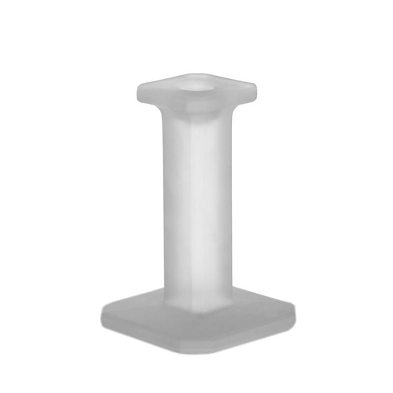 Kerzenhalter Stuart 15,5cm, satiniert, Kristallglas