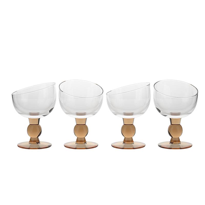 Eiscremeglas Vienna 4er-Set Amore Vero 14cm rosa