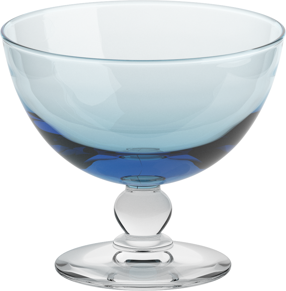 Eisschale Eisbecher Dessertschale aquablau Piccolo Colori 280ml Gelato