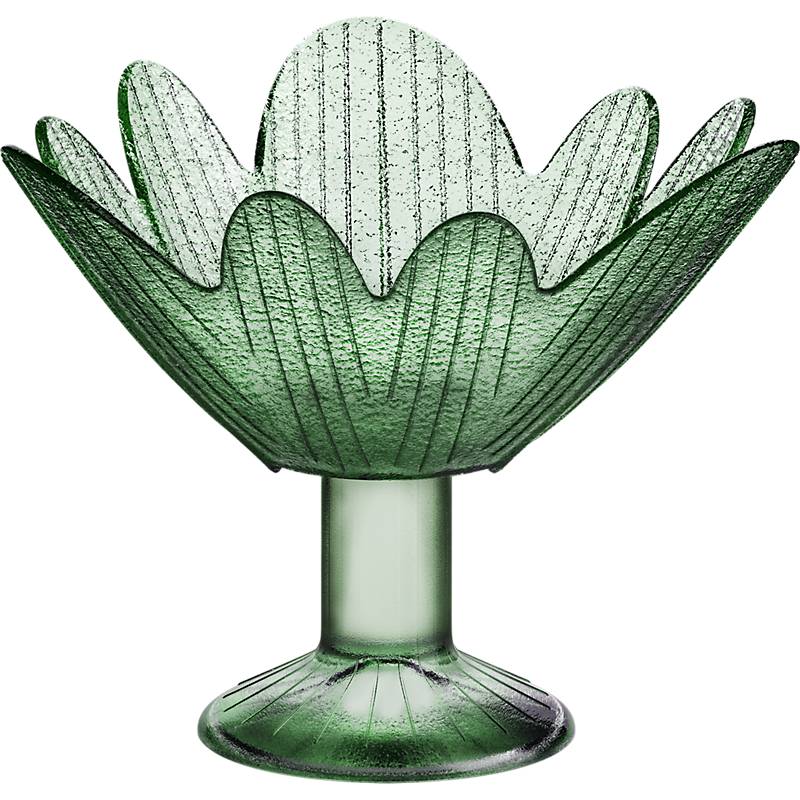 Eiscremeglas Eisbecher Eisglas Eisschale Seerose grün Colori Gelato 11cm