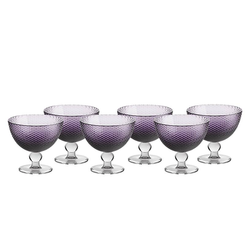 Eisschale Bubbles 6er-Set Colori Vero 11cm lila