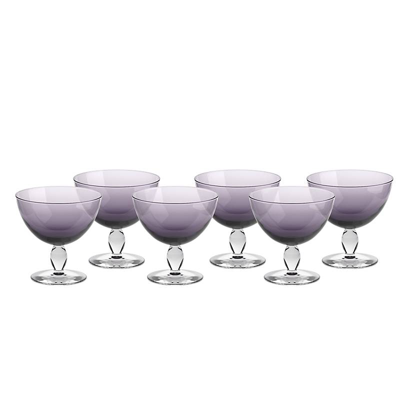Eiscremeglas Mezzo 6er-Set Colori Vero 12cm lila
