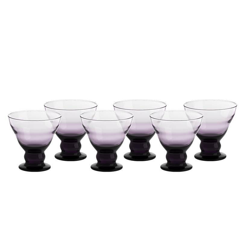 Eiscremeglas Antico 6er-Set Colori Vero 12,5cm lila