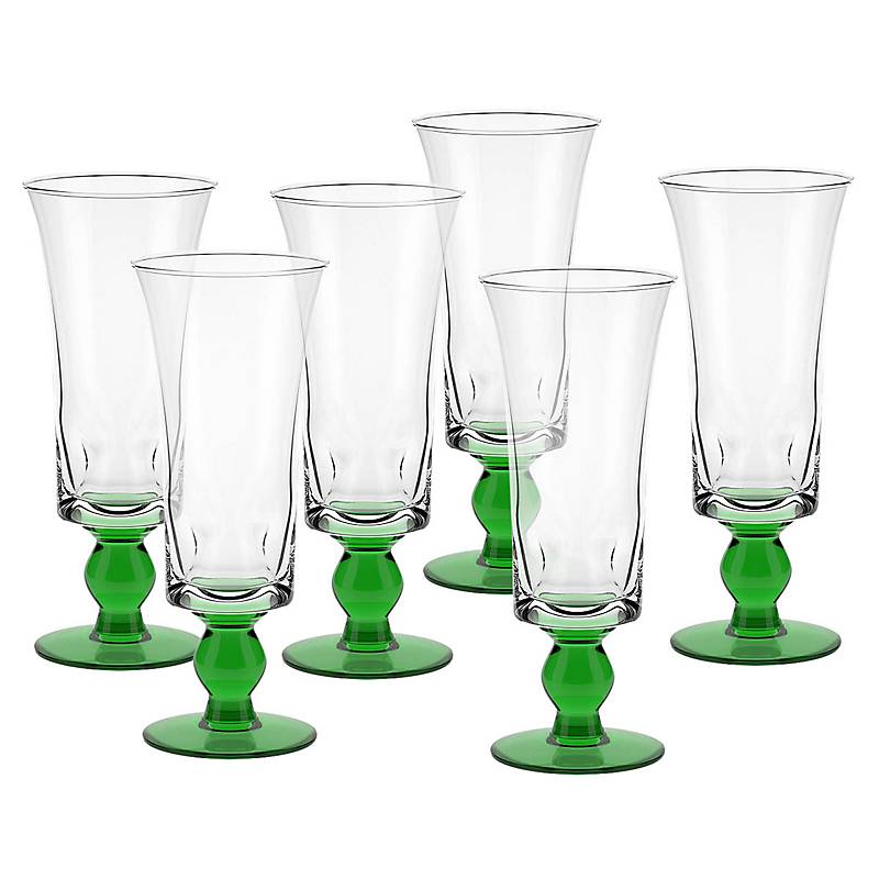 Eiscremeglas 6er-Set Umbria Bambini 26cm grün