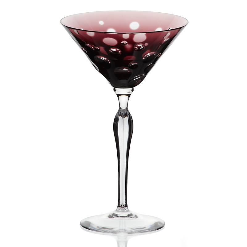Martiniglas Bubble 125ml amethyst