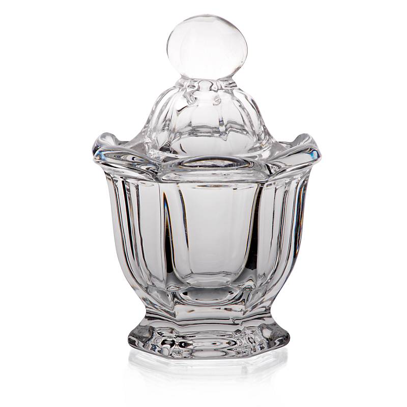 Senfdose Opera 7cm Transparent, aus Bleikristall