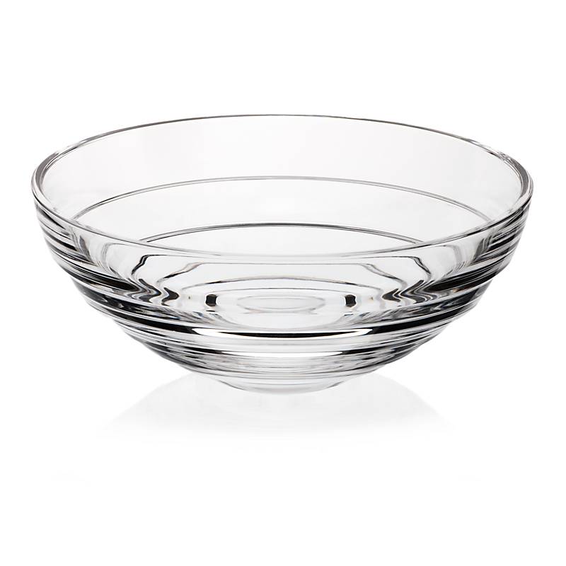 Schale Salatschale Servierschale Tisch Tafel Obst Glas rund