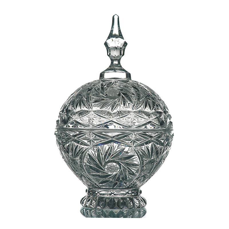 Dose aus Bleikristall (16 cm)