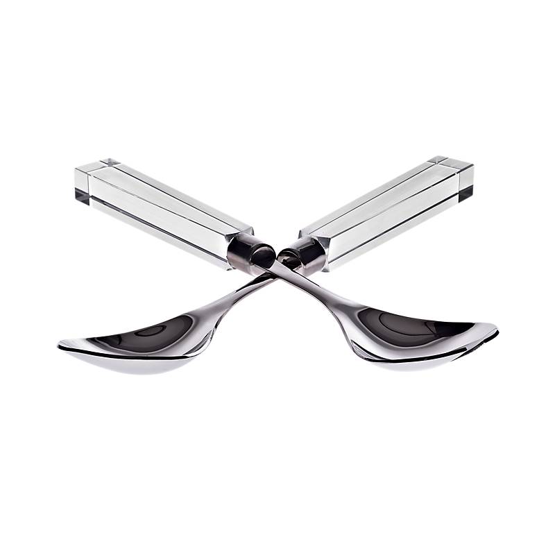 Salatbesteck klar (32cm)