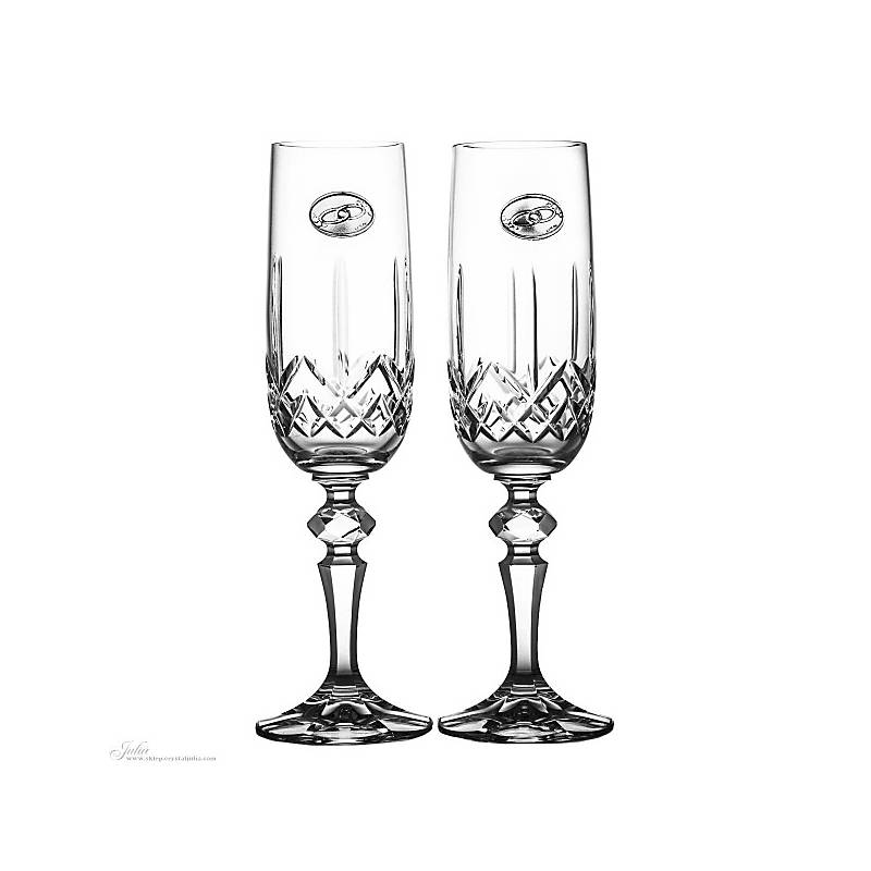 Sektglas Ringe 2er-Set 170ml