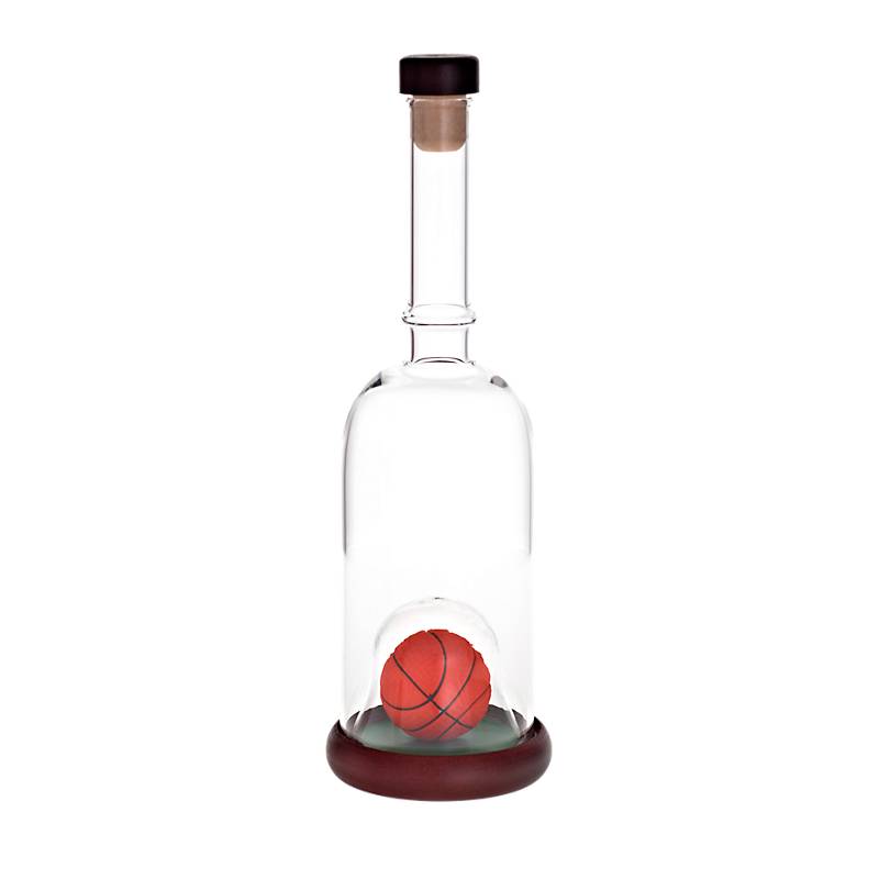 Geschenkflasche Basketball Präsent 350ml