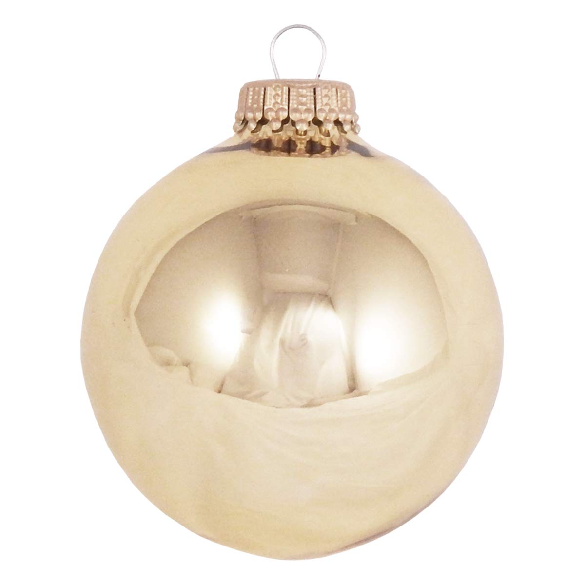 Baumkugel uni gold 5cm 1 Stück