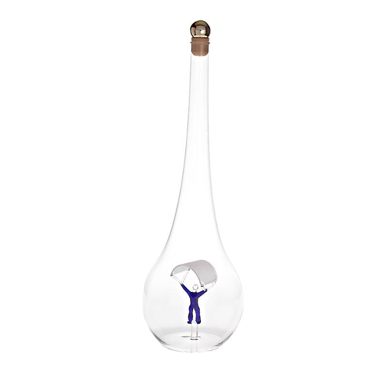 Geschenkflasche Fallschirmspringer Präsent 500ml