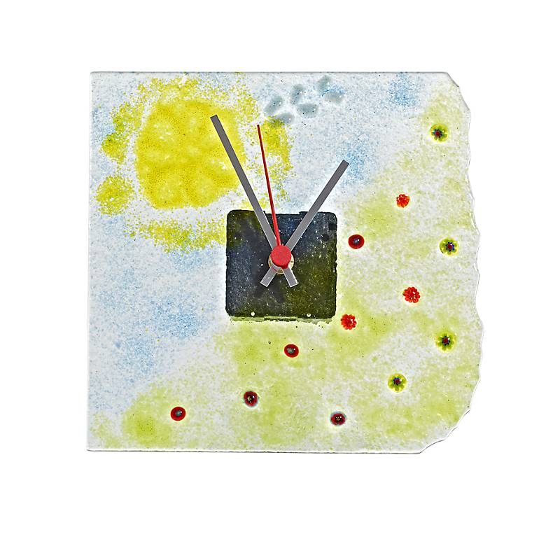 Wanduhr Wiese "Clockworld" (19,5x20cm)