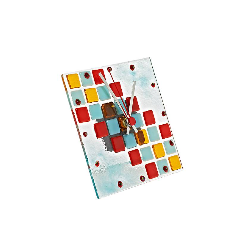 Tischuhr Ornament "Clockworld" (15x15cm)