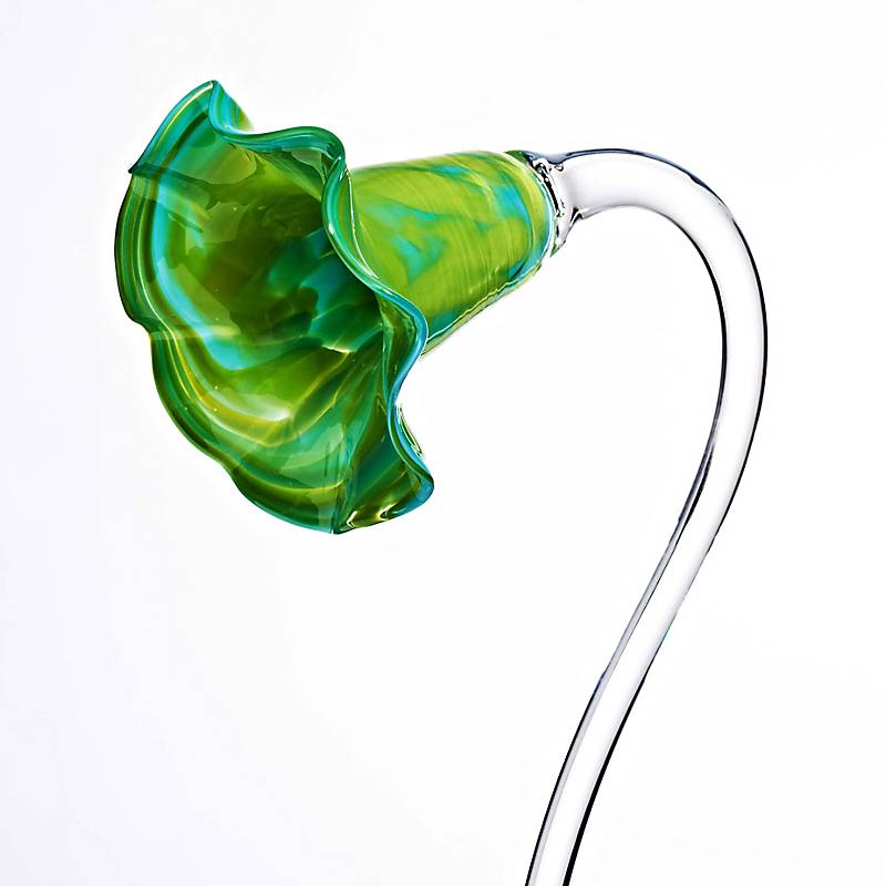 Miniglocke auf Glasstab "Gartenflair" (90cm)