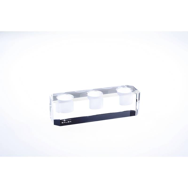 Leuchter Salea flach 3er (14cm)