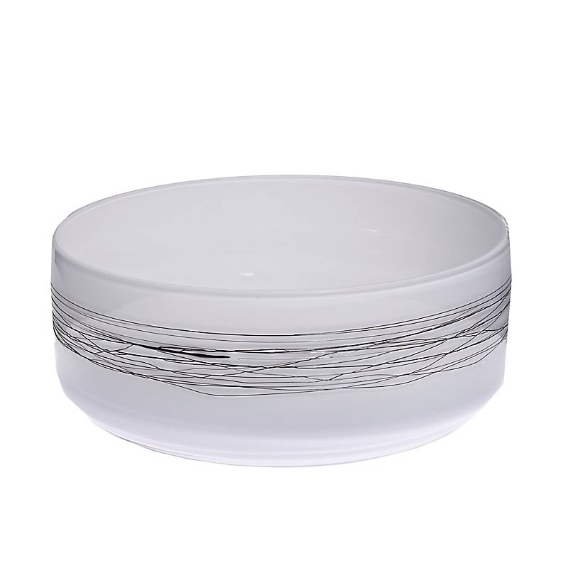 Schale mit Fadendekor (28cm)