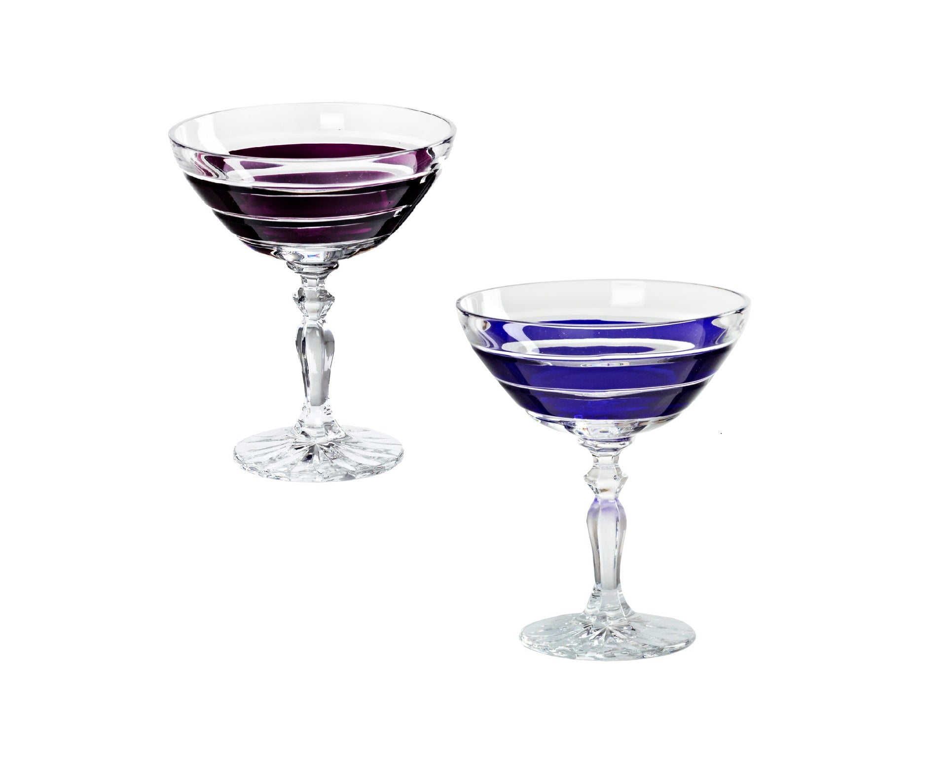 Likörglas Likörschale Schnapsglas Handgeschliffen Kristall Glas 45 ml