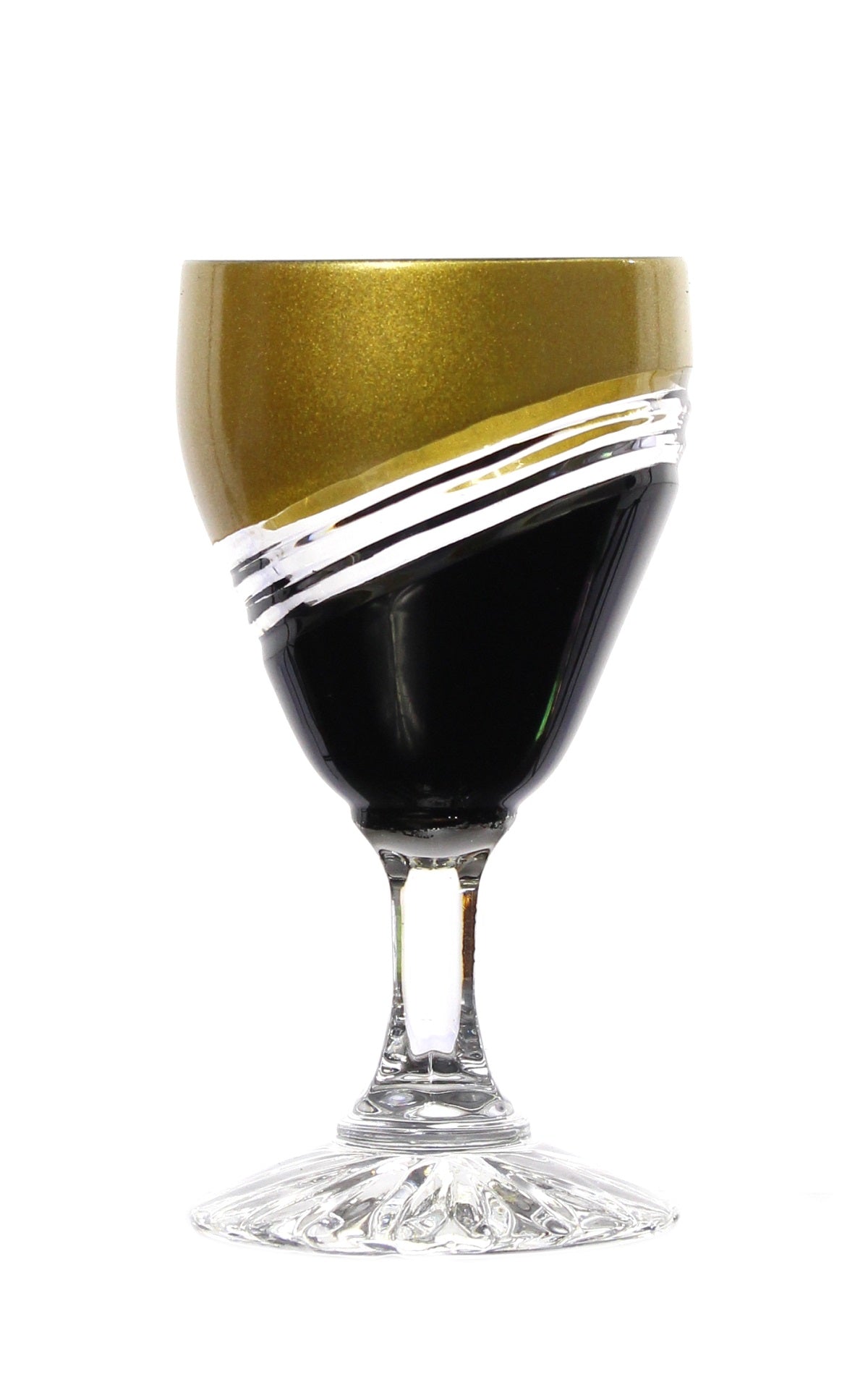 Likörglas Gold and Black 30 ml