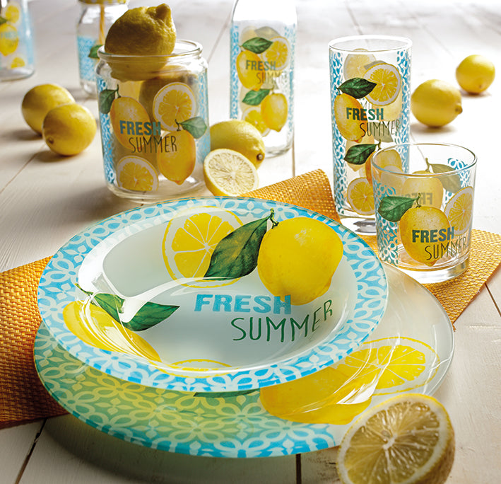 Glasteller-Set Fresh Summer 12tlg