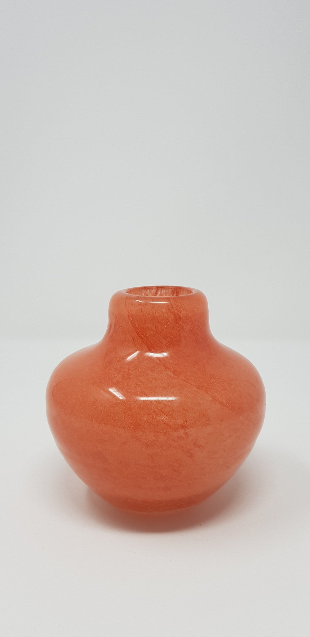 Glasvase Linen rose 10cm Glas