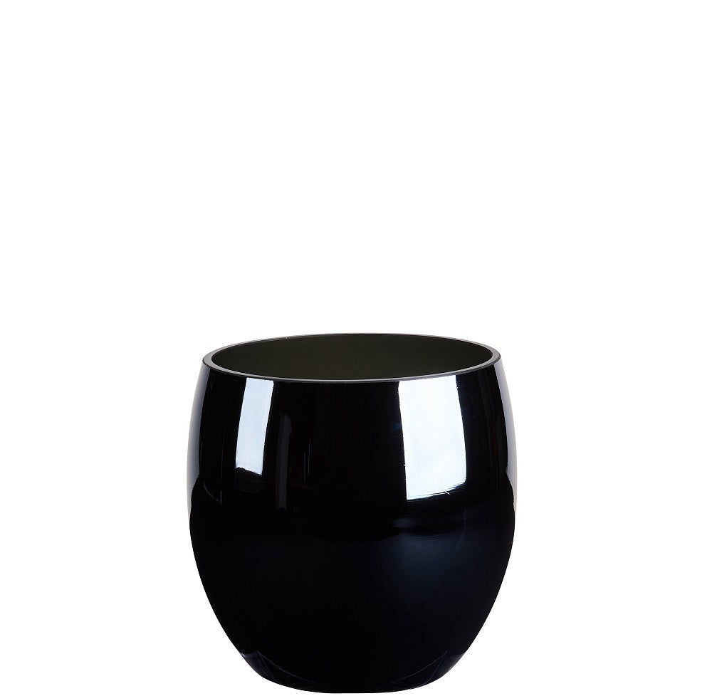 Windlicht Votiv Kerzenglas Perlmuttglanz Blau 12cm