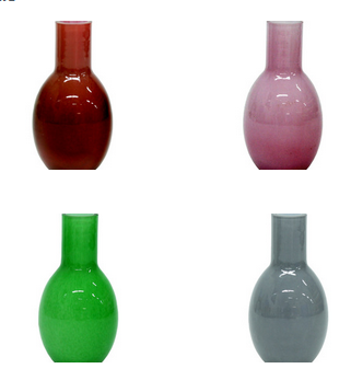 Vase Glasvase Klein Höhe ca. 15cm