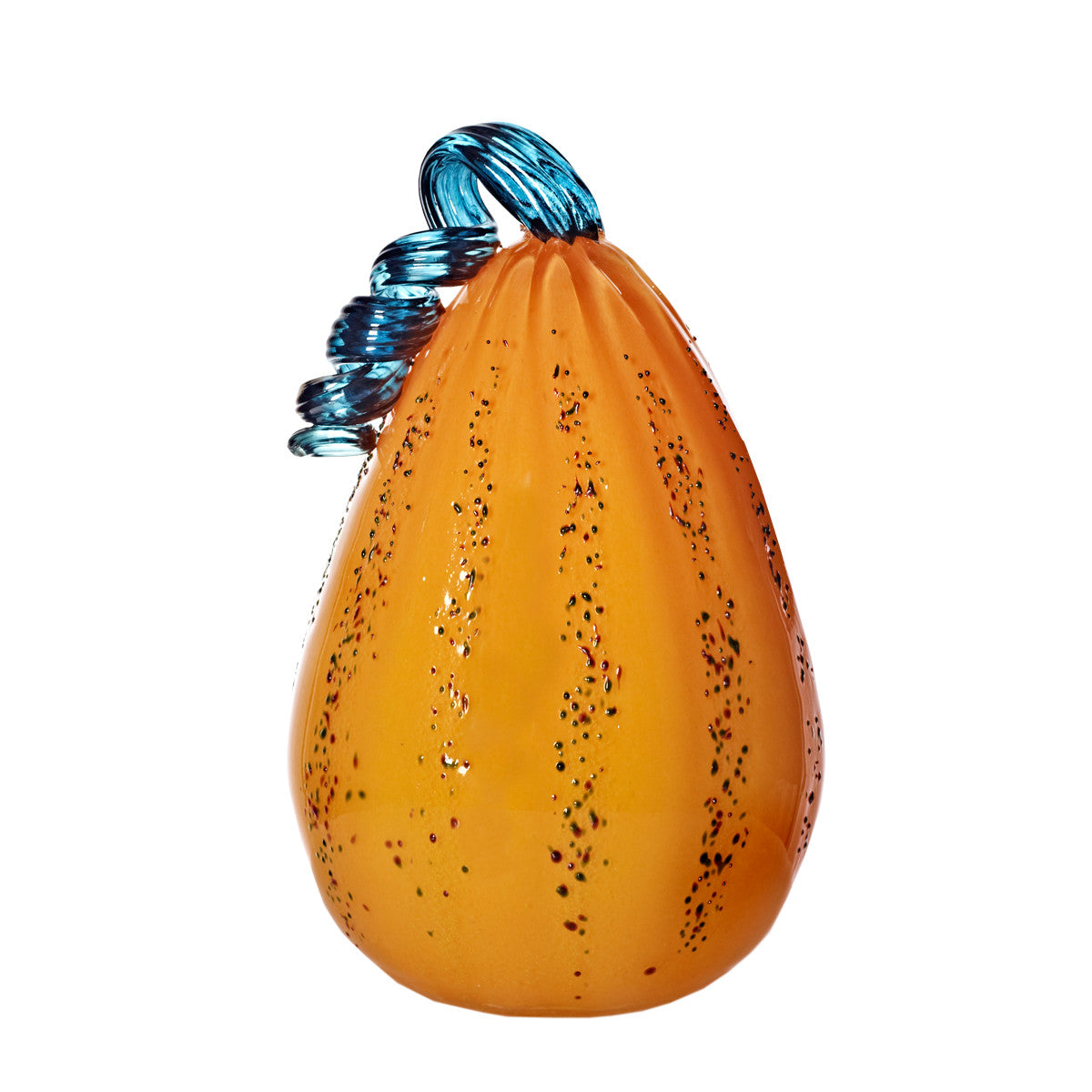 Kürbis Gemüse 31cm Glas Früchte Figuren Küche Vitrine Sammeln Glaskunst
