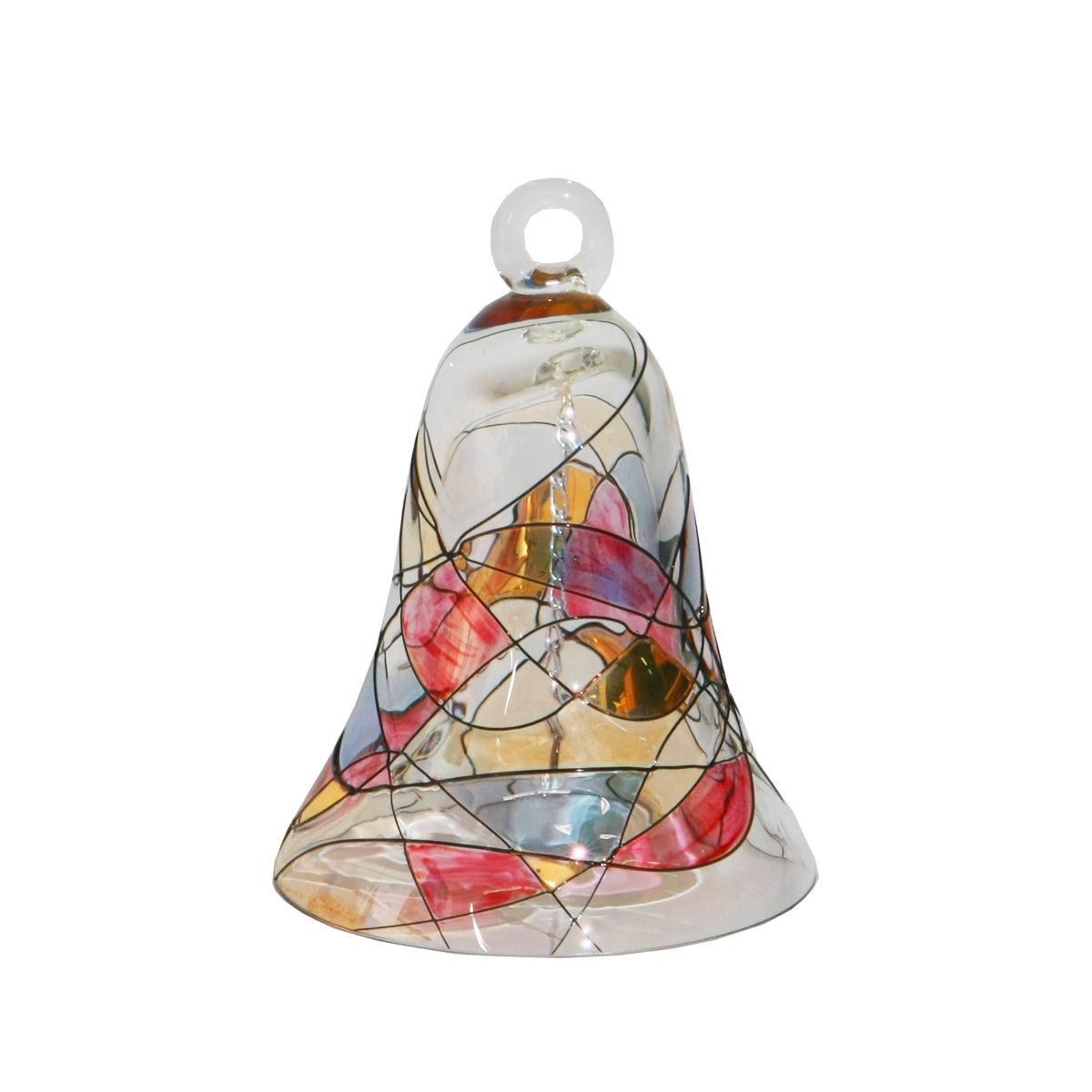 Glasglocke m. Kette 12 cm zum Hängen