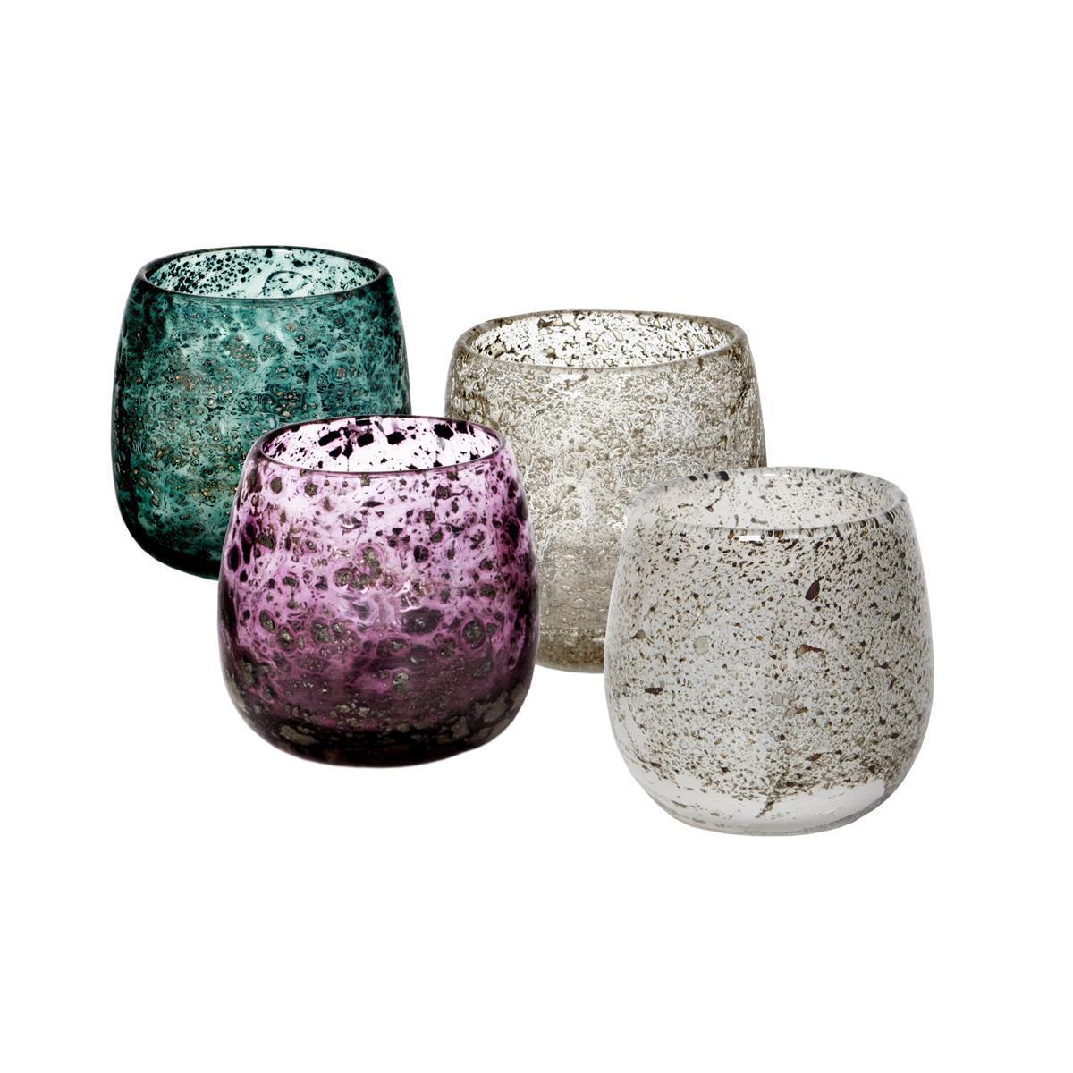 Teelichthalter Bubble BUB Windlicht Votiv Kerzenglas 13cm