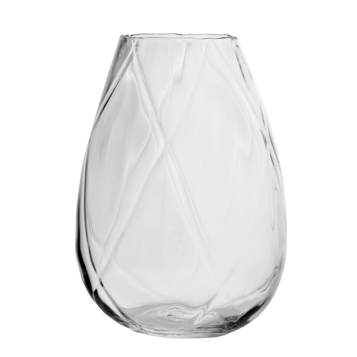 Glasvase Stone Optic Square Famous 37cm