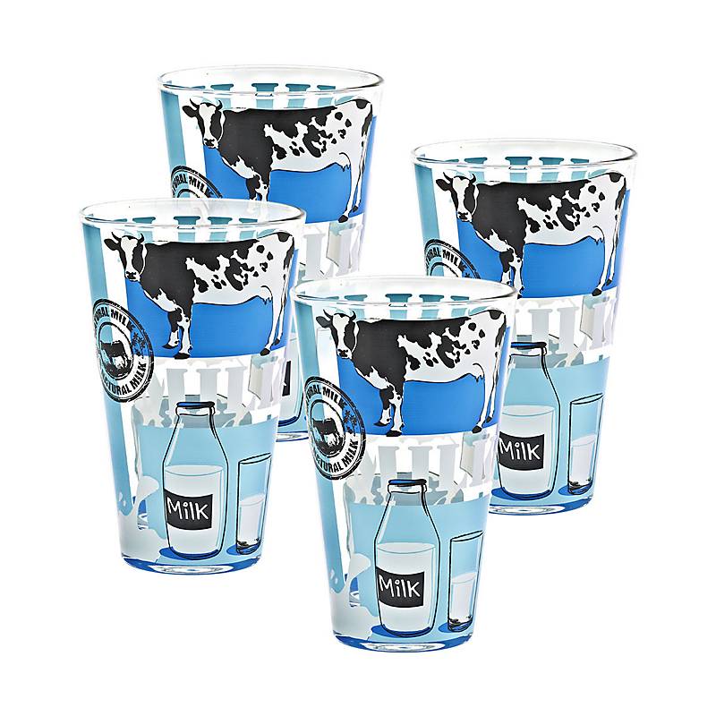 Milchglas Nadia 4er-Set (310ml)